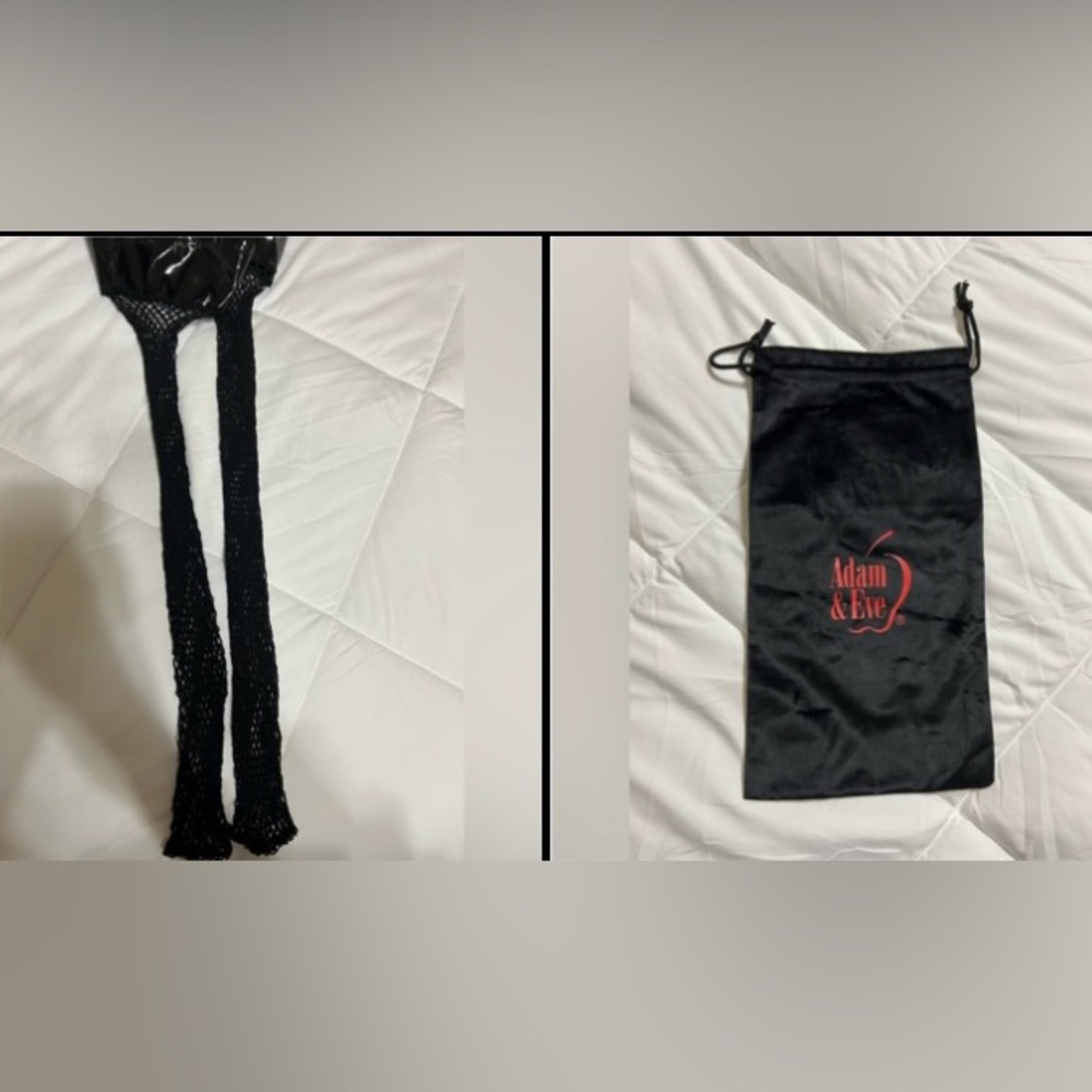 ⭐️5/$15 NWOT Frederick's of Hollywood Fishnet Stockings Vintage Black Bag